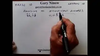 Grade 10   Lesson 10 rounding to significant figures