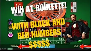 ROULETTE STRATEGY   WIN with Black and Red numbers $$$$$ 😎