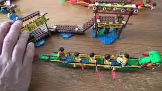 Review Lego Dragon Boat Race SET 80103 4K