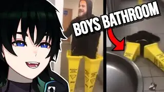 Vtubers Reaction to What Happens in the Boys Bathroom