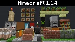 Minecraft 1.14 - Loom Block (Banner Patterns), Easy Editing of Books, New Slabs, Stairs and Walls
