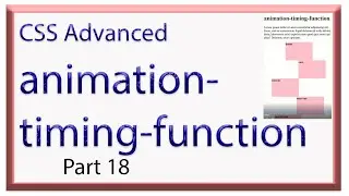 CSS Advance Animation-timing-function Hindi