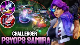 WILD RIFT PSYOPS SAMIRA - SAMIRA GAMEPLAY CHALLENGER RANKED