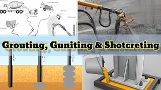 Grouting | Guniting | Shotcreting | Dry Concreting | Wet Concreting |Building Material | Shiwani Jha