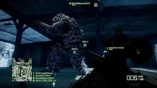 【4K】4x vs Normal Scope | BFBC2 Minitage [PS3]