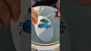 wow crazy peacock 🦚 drawing on the plate 🍽️ #shorts #viral #art