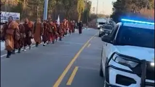 walk for peace cross into Virginia today 95 day 