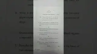 M.S.c sem 1 Pharma chemistry 2022 paper