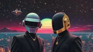 Funk Wave Odyssey   Retro Chill Synthwave Mix ~ Daft Punk Vibe Electronic Grooves