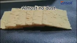 How to cut sponge; Cut soft material with diamond wire loop; Endless diamond wire - Ensoll