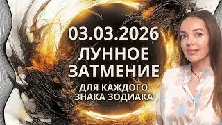 03.03.2026 Лунное затмение - влияние на Судьбу каждого знака Зодиака