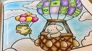 💜 Cozy friends by Coco Wyo ✏️prismacolor pencils - easy coloring tutorial