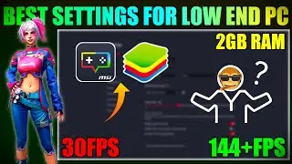 Msi App Player Best Settings For Low End Pc - 2GB Ram No Graphics Card | Bluestacks