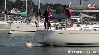 École de voile croisière - la prise de coffre