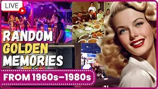 🕰️ Live Now: 1960s-80s Forgotten Trends, Classic Foods & Vintage Moments 🎞️✨