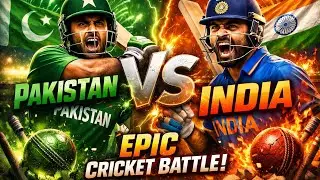 PAKISTAN vs INDIA 🔥 Epic Cricket Battle | Full Action