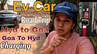 Ev Car|Hyd to Goa Road Trip with Family| Charging points full details|PinkyTeluguChannel