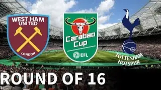 West Ham United vs Tottenham - London Stadium - 2018-19 EFL Cup - FIFA 19