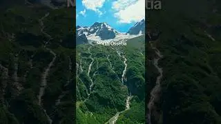 Северная Осетия, ледник Тана #travel #mountains  #motivation #waterfall #adventure #hiking #girl