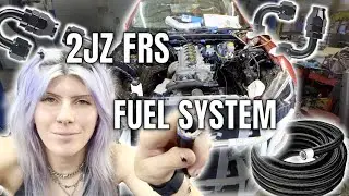 Переделываю топливопроводы в своем проекте по модернизации двигателя 2JZ FR-S мощностью более 100...