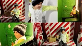 Funny Winter Night Walk with Parv & Teddy Dog🧸🌙 | Toy Train Ride & Kulikawn Lights Decoration Vlog