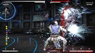 MKX Raiden (Thunder God) 49% Corner Combo