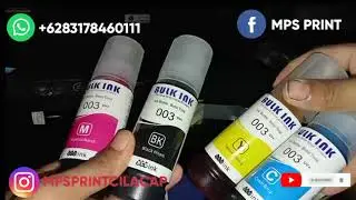 REVIEW TINTA BULK INK 003 UNTUK CETAK FOTO. GIMANA HASILNYA YAAA... ????? 🤔