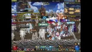 Chinese Dungeon & Fighter: Typical Otherverse Channel on a busy day.