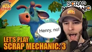 Let's Play SCRAP MECHANIC: Ep. 3 ft. wtfmoses - chocoTaco Scrap Mechanic Survival Gameplay