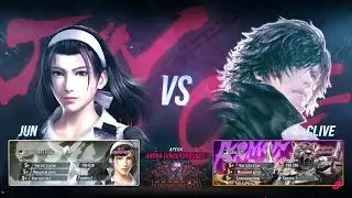 Tekken 8. Сет 34 - Jun (as Kitana from ''Mortal Kombat'') vs Clive