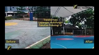 Transformasi Lapangan Basket Fakultas Psikologi Universitas Indonesia (F.Psi UI)