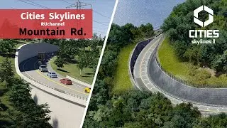 Create a more REALISTIC mountain road than Cities Skylines 2 (Mingda ep30)