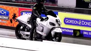 Stretched Hayabusa with Muzzy Exhaust
