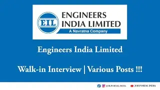 EIL Recruitment 2025 Notification