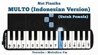 MULTO (Indonesian Version) - BBIBEEB (Cover) | Not Pianika + MIDI 