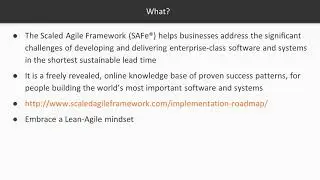 How to Scale Agile