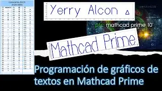 Programacion para graficar textos rern mathcad prime