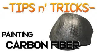 Cosplay TIPS n' TRICKS - Painting Carbon Fibre Patterns