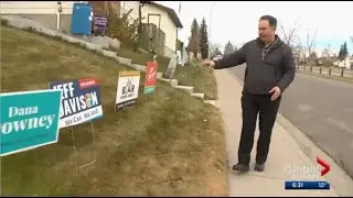 2021-10-15 Lawn Signs and the 2021 Calgary Municipal Election, &ldquo;Global News Calgary&rdquo;