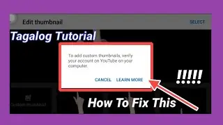 How to fix learn more in youtube studio (Tagalog Tutorial)