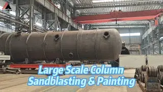 Catalytic Cracking Column Manufacturing#manufacturing #column #machine #tower #manufacturingprocess