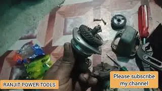 6-100 एंगल ग्राइंडर का गियर कैसे बदले /How to change 6-100 angle grinder gear penion