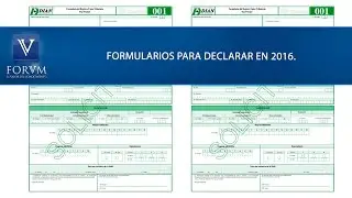 Formularios para declarar en 2016. DIAN [Derecho Tributario]