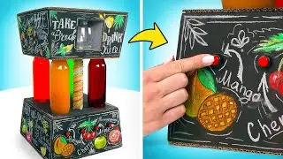 Una máquina de bebidas de cartón para las mejores recetas de Sam