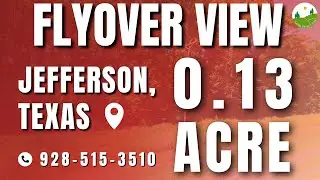 Fly Over - 0.13  acre land for sale in Jefferson, Texas [15516]