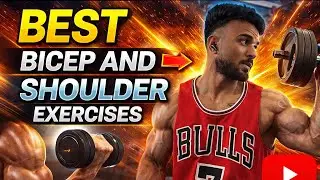 BEST BICEP & SHOULDER EXERCISES FOR INSANE ARM GROWTH! 🔥