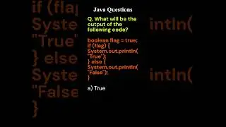 Java Interview Question and Answer - Part 17 | Output of boolean Flag Code Explained 🚀