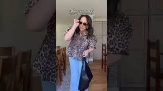 Loving leopard + red right now ❤️🐆 size 12 outfit ideas for fall #midsizefashion