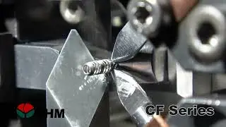 Compression spring W.D 0.2mm｜CNC Compression Spring Machine CF-310｜YHM