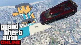 MEGA RAMPA MARADONY | GTA ONLINE z EKIPĄ [JANOWSKY, LA MICHAEL i DZIKI KOT] #121